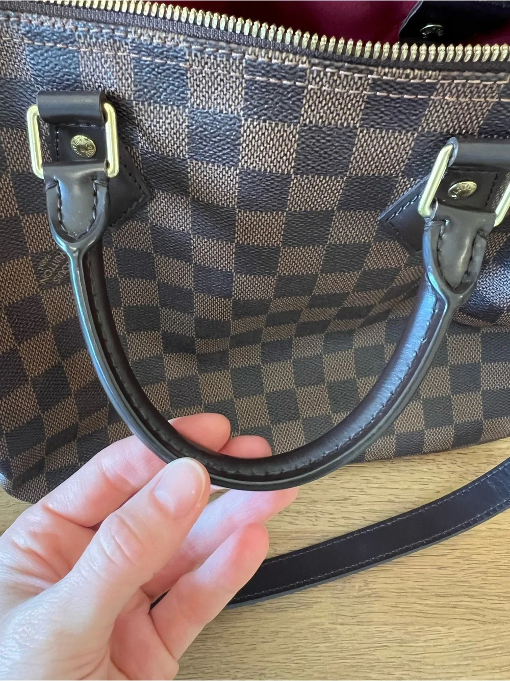 Louis Vuitton Speedy Bandoulière 30 Damier Ebene